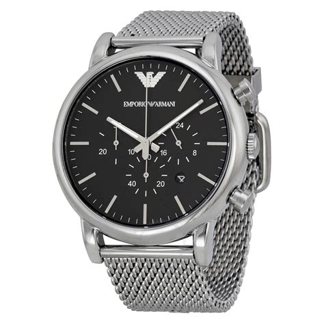 chronograph original emporio armani ar1808|emporio armani man watch.